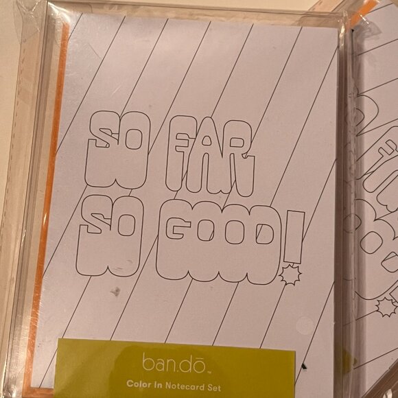 Color In Notecard Set by Bando (2 packages / 10 cards per pack / new) - Picture 6 of 14